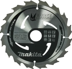 Makita B-31968 Mforce cirkelzaagblad voor Hout - 185 x 30 x 16T
