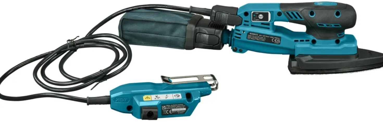 Makita BO006CGZJNL XGT 40V Li-ion accu Handpalm deltaschuurmachine in Mbox - 100x150mm