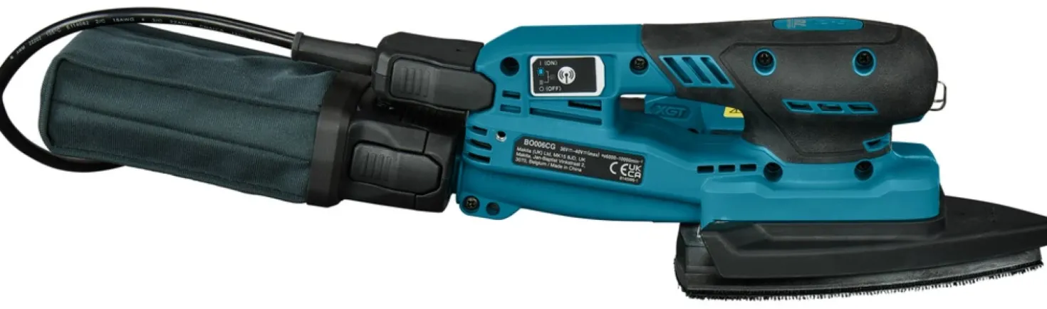 Makita BO006CGZ XGT 40V Li-ion accu Handpalm vlakschuurmachine - 100x150mm