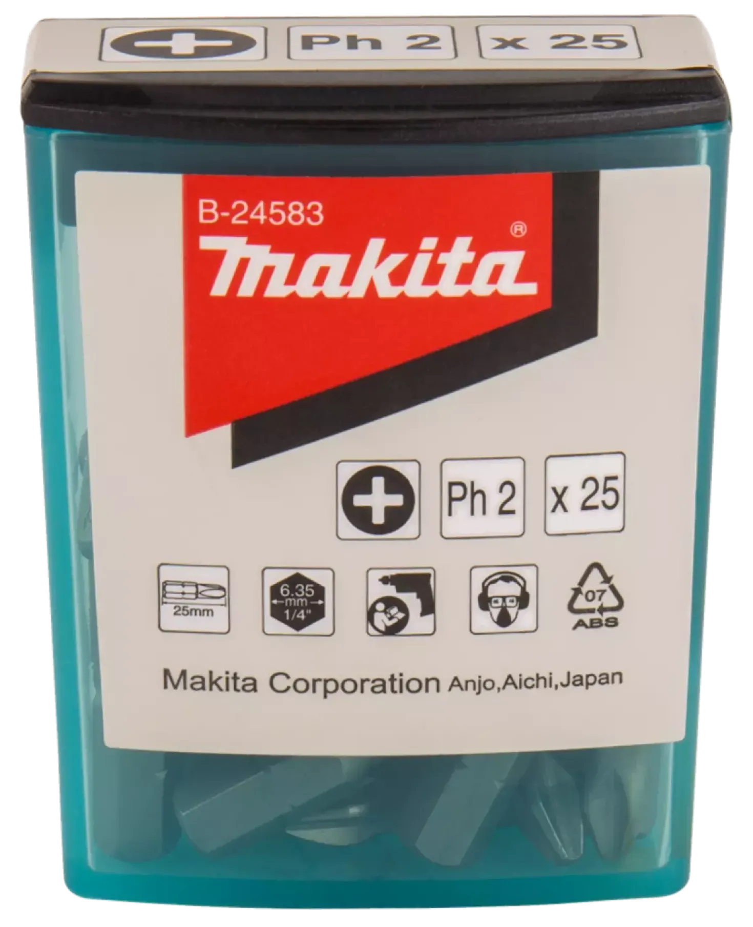 Makita B-24583 Schroefbit PH2x25mm 25 stuks