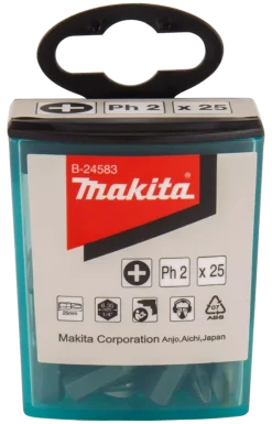 Makita B-24583 Schroefbit PH2x25mm 25 stuks