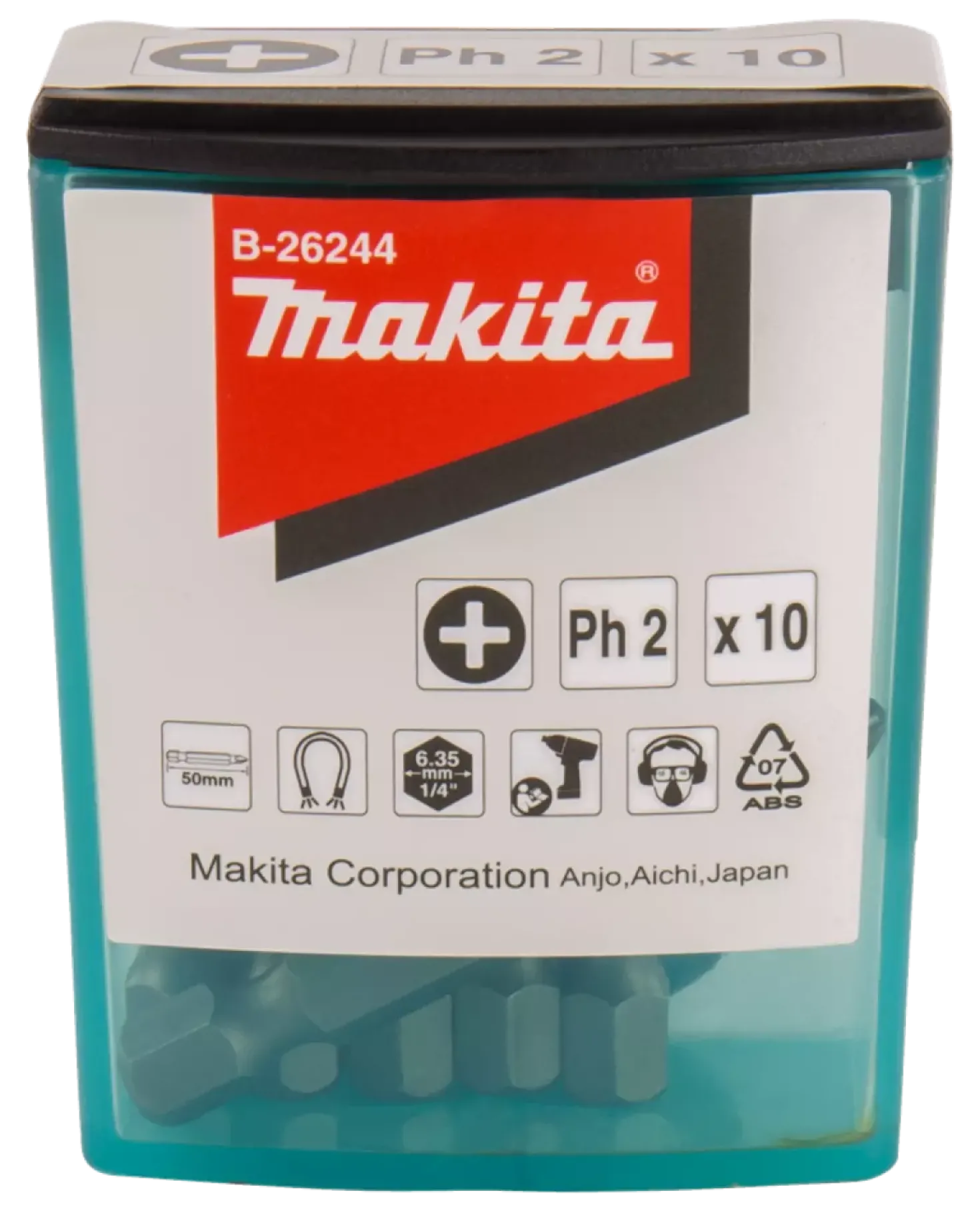 Makita B-26244 Schroefbit PH2X50mm 10 stuks