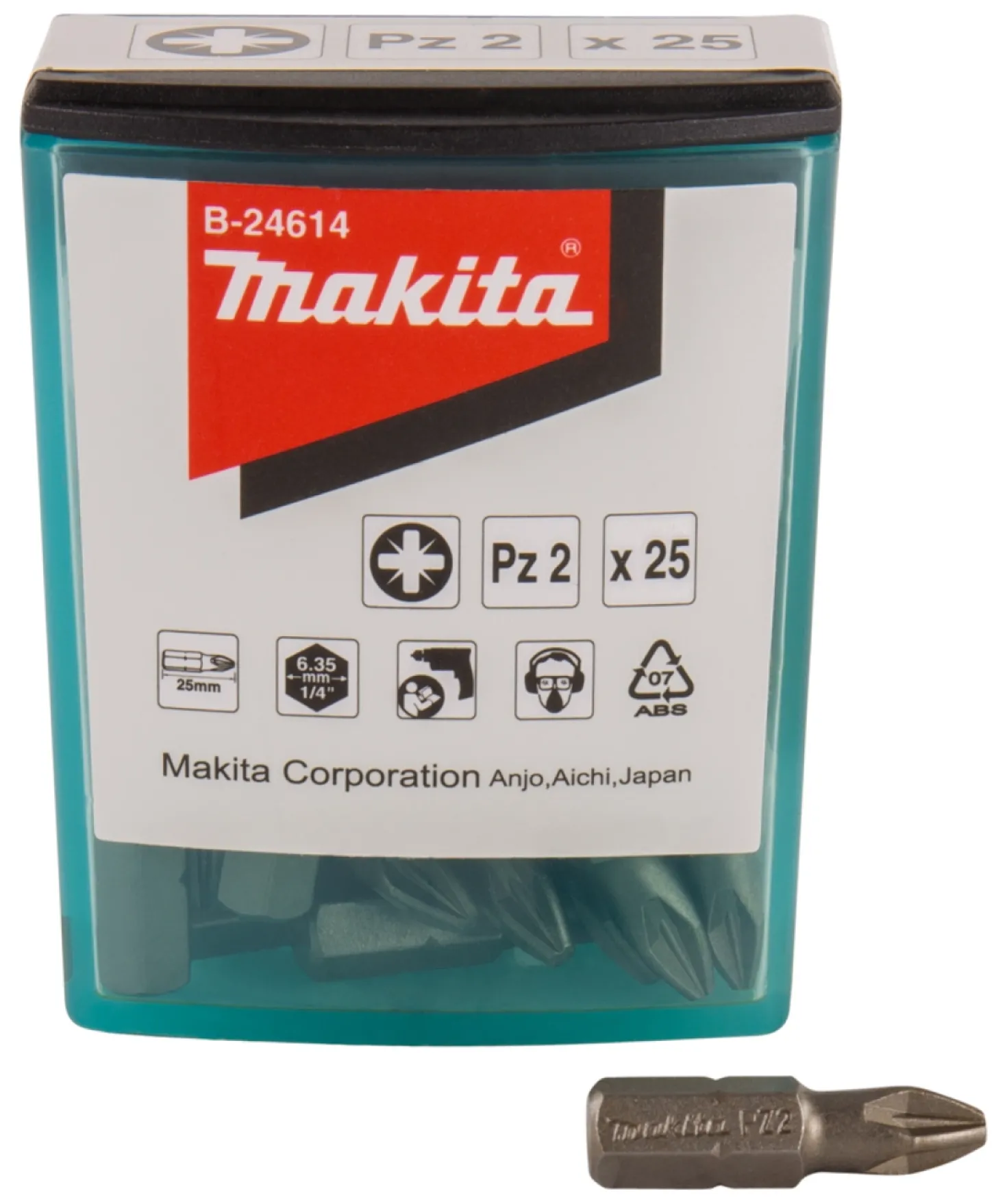 Makita B-24614 Schroefbit PZ2x25mm (25 st)