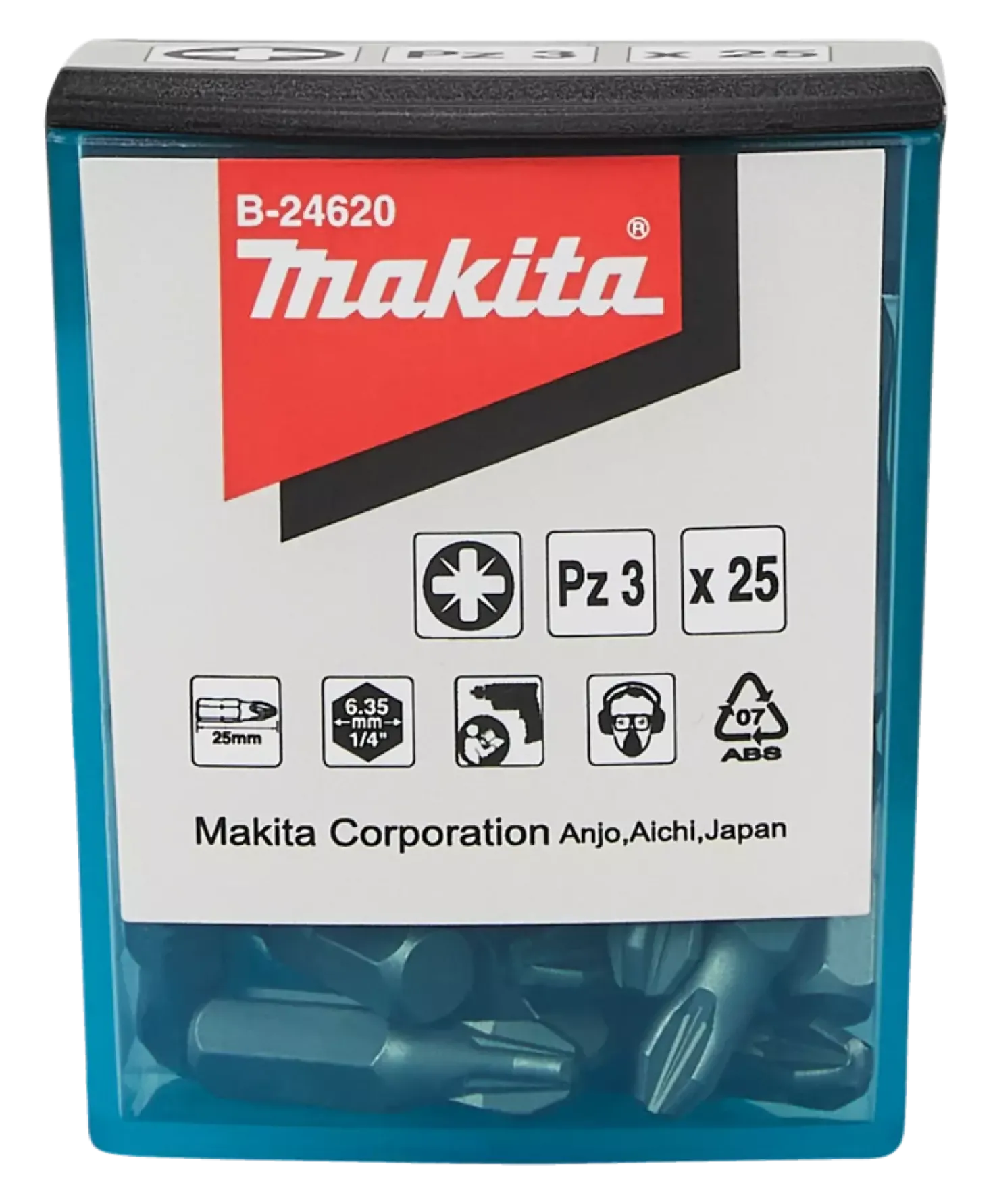Makita B-24620 Schroefbit - PZ3x25mm (25st)