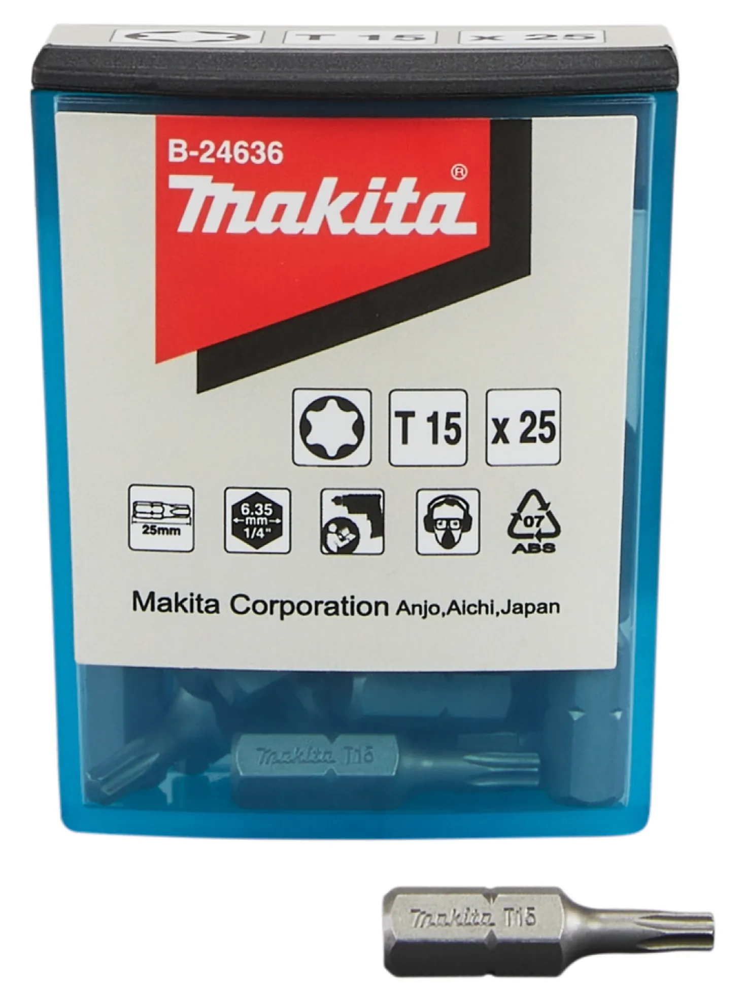 Makita B-24636 Schroefbit - T15x25mm (25st)