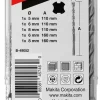 Makita B-49052 SDS-Plus 5 delige Hamerborenset