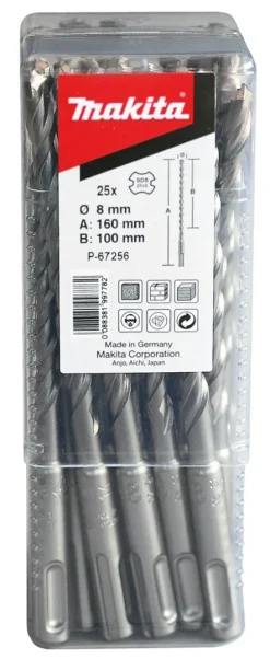 Makita B-46523-10 SDS-Plus Hamerboor - 2 snijvlakken - 6 x 100 x 160mm (10st)