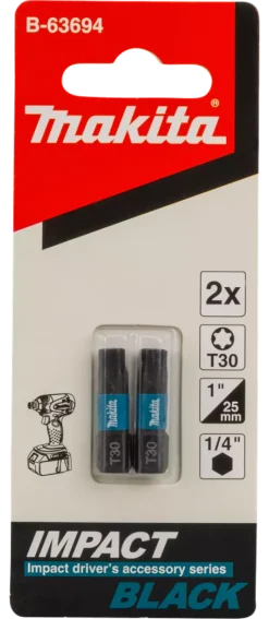 Makita B-63694 Slagschroefbit T30x25mm (2st)