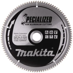 Makita B-33336 Specialized afkortzaagblad Aluminium - 260 x 30 x 100T