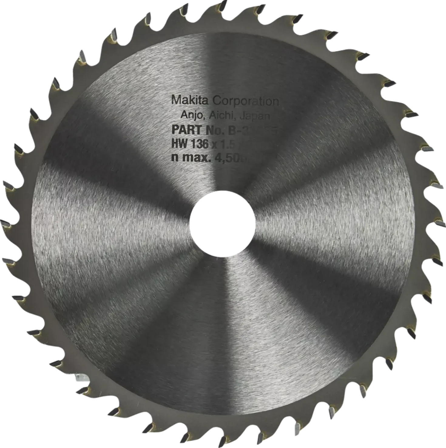 Makita B-33635 Specialized cirkelzaagblad voor Hout - 136 x 20 x 36T