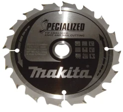Makita B-33037 Specialized cirkelzaagblad voor Hout (noest/spijker) - 165 x 20 x 16T