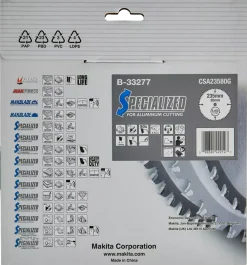 Makita B-33277 Specialized cirkelzaagblad Aluminium - 235 x 30 x 80T