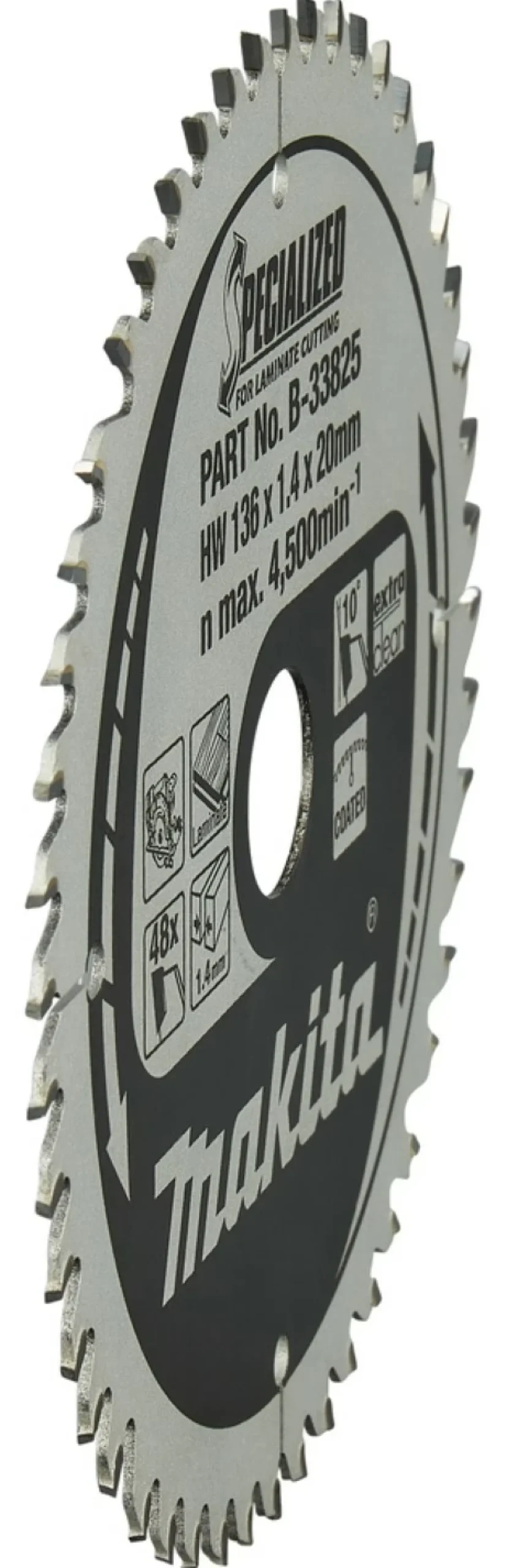 Makita B-33825 Specialized cirkelzaagblad voor Laminaat - 136 x 20 x 48T