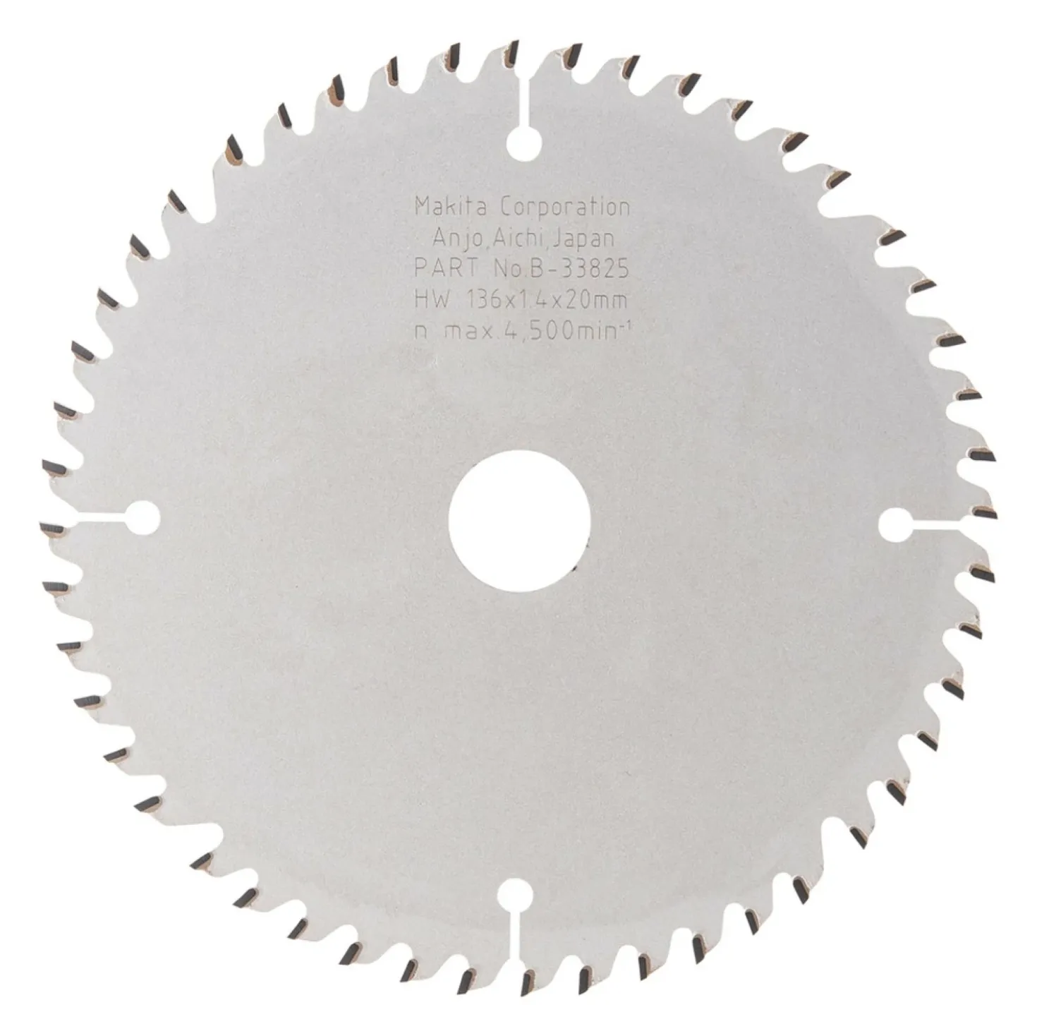 Makita B-33825 Specialized cirkelzaagblad voor Laminaat - 136 x 20 x 48T
