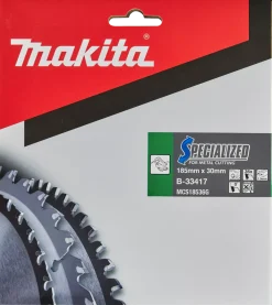 Makita B-33417 Specialized cirkelzaagblad voor Staal - 185 x 30 x 36T
