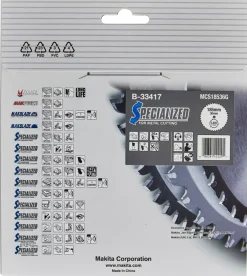 Makita B-33417 Specialized cirkelzaagblad voor Staal - 185 x 30 x 36T