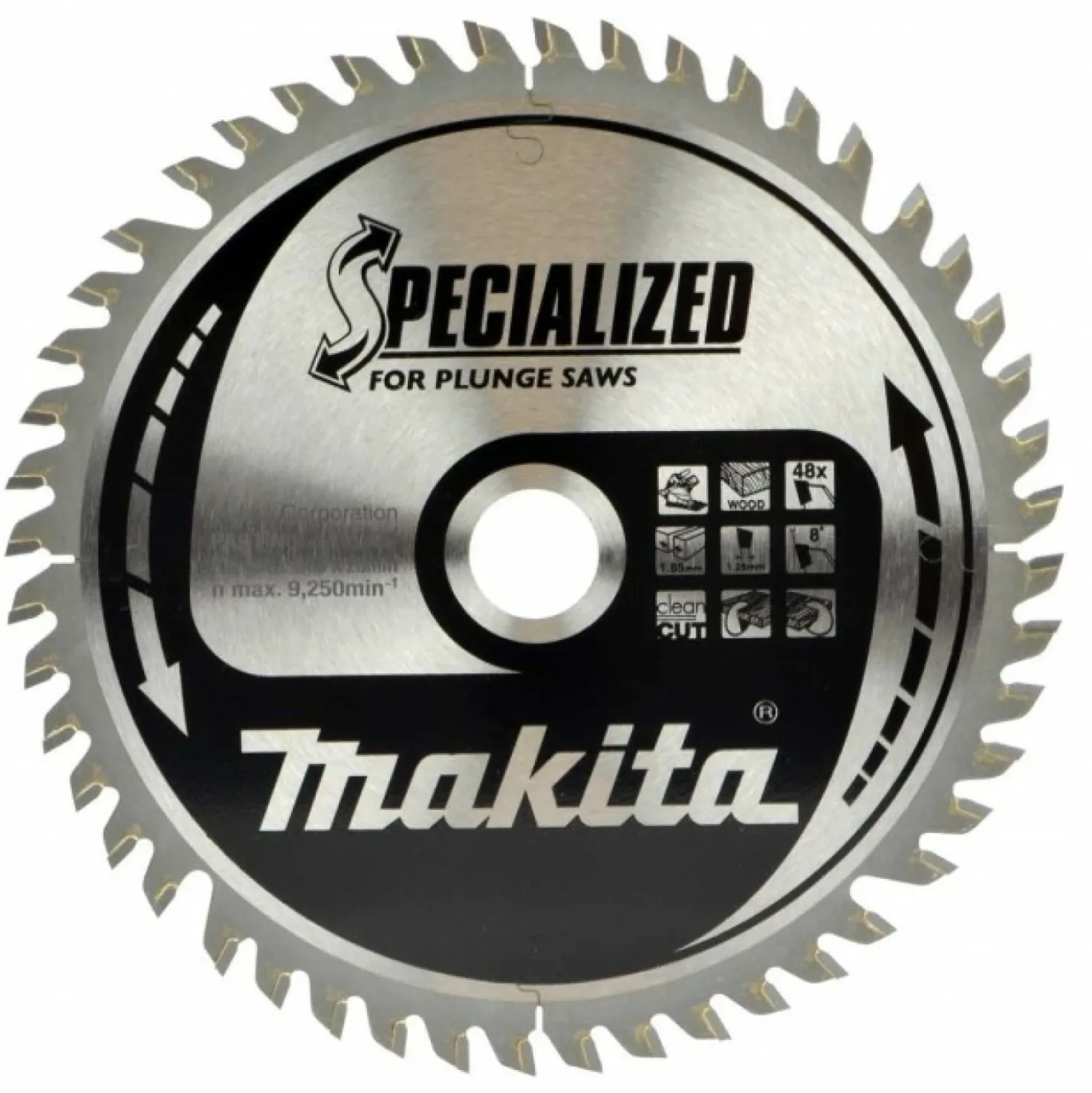 Makita B-56764 Specialized invalcirkelzaagblad voor Hout - 165 x 20 x 48T