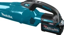 Makita CL002GD213 40V Max Li-Ion accu steelstofzuiger set (2x 2,5Ah) - 0,5L - Blauw