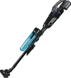 Makita CL002GD214 40V Max Li-Ion accu steelstofzuiger set (2x 2,5Ah) - 0,5L - Zwart
