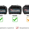Makita CL002GD205 40V Max Steelsofzuiger (2x 2.5 Ah) - 0,5L - Wit