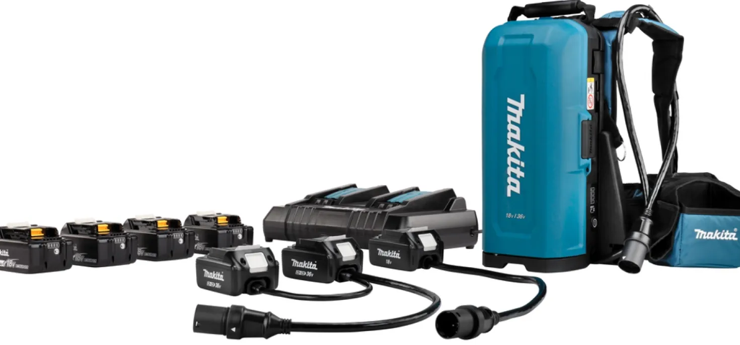 Makita 191C50-5 Ruggedragen Accustation PDC01 incl. 4 x 18v 5.0ah accu