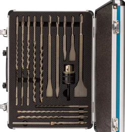 Makita D-71196 Boor-/beitelset 18-delig