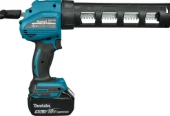 Makita DCG180RMX 18V Li-Ion Accu lijm- en kitspuit set (1x 4.0Ah accu) incl. kokerhouder- en worsthouder in koffer