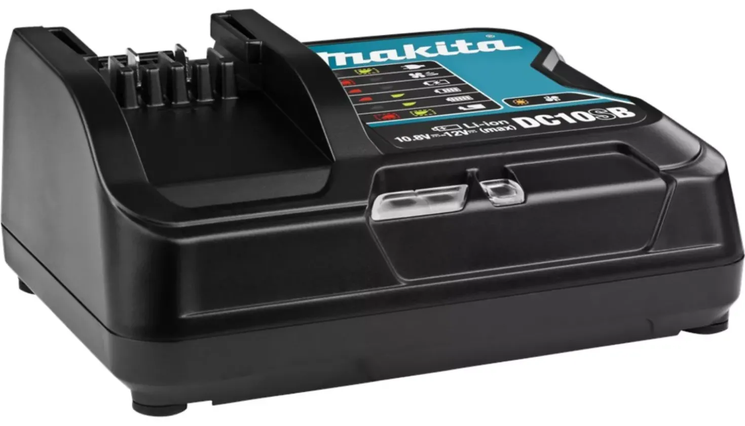 Makita DC10SB 10.8V - 12V Li-Ion Schuifaccu oplader