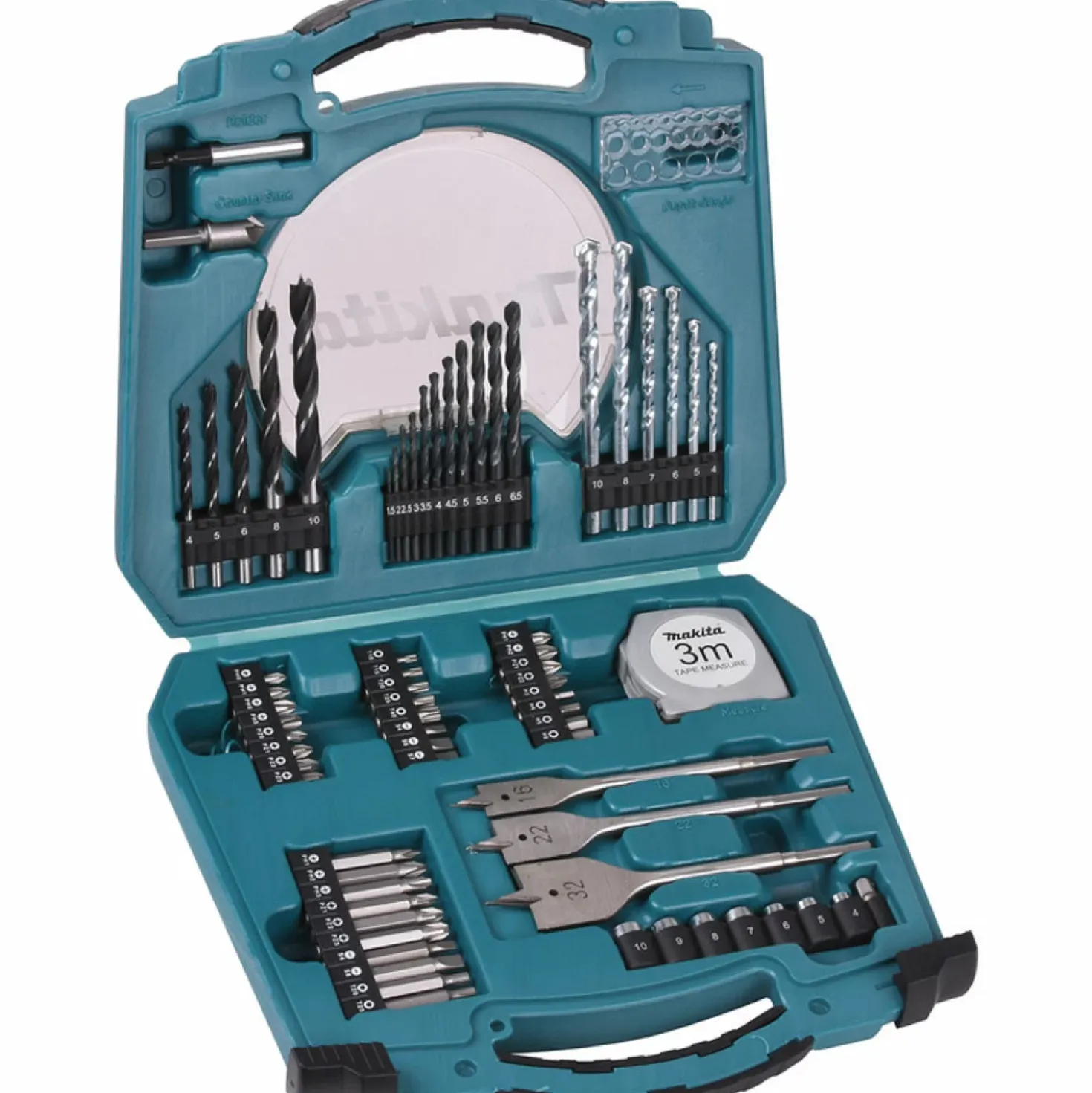 Makita D-47145 71 delige Bit- en borenset in koffer