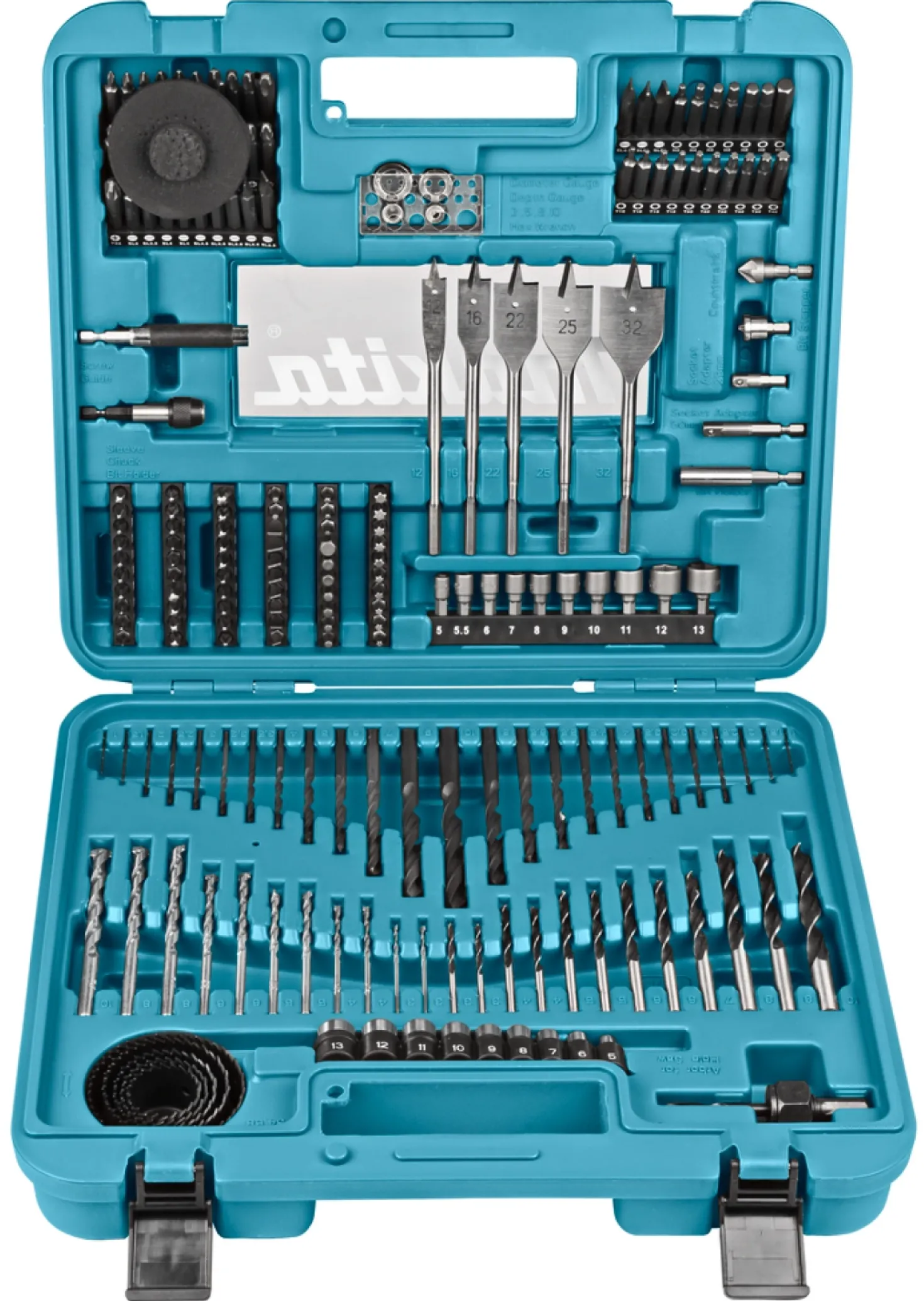 Makita D-47260 201-delige Boor en Bitset in koffer