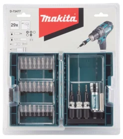 Makita D-73477 29-delige boor-/schroefbitset met Quad Driver