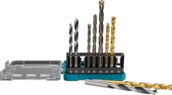 Makita D-71962 9-delige Borenset Steen/Hout/Metaal
