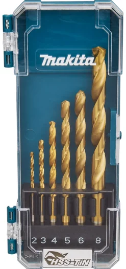 Makita D-72833 6-delige Metaalborenset - 2-8 mm