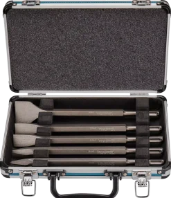 Makita D-42379 5-delige SDS-Plus Beitelset in koffer