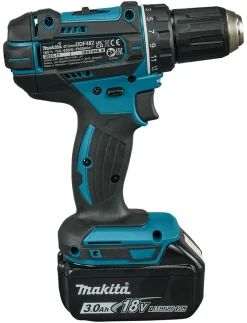 Makita DDF482RFE 18V Li-Ion accu boor-/schroefmachine set (2x 3.0Ah accu) in koffer