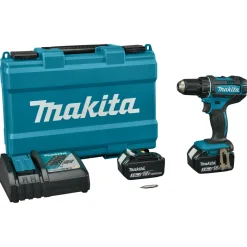 Makita DDF482RFE 18V Li-Ion accu boor-/schroefmachine set (2x 3.0Ah accu) in koffer