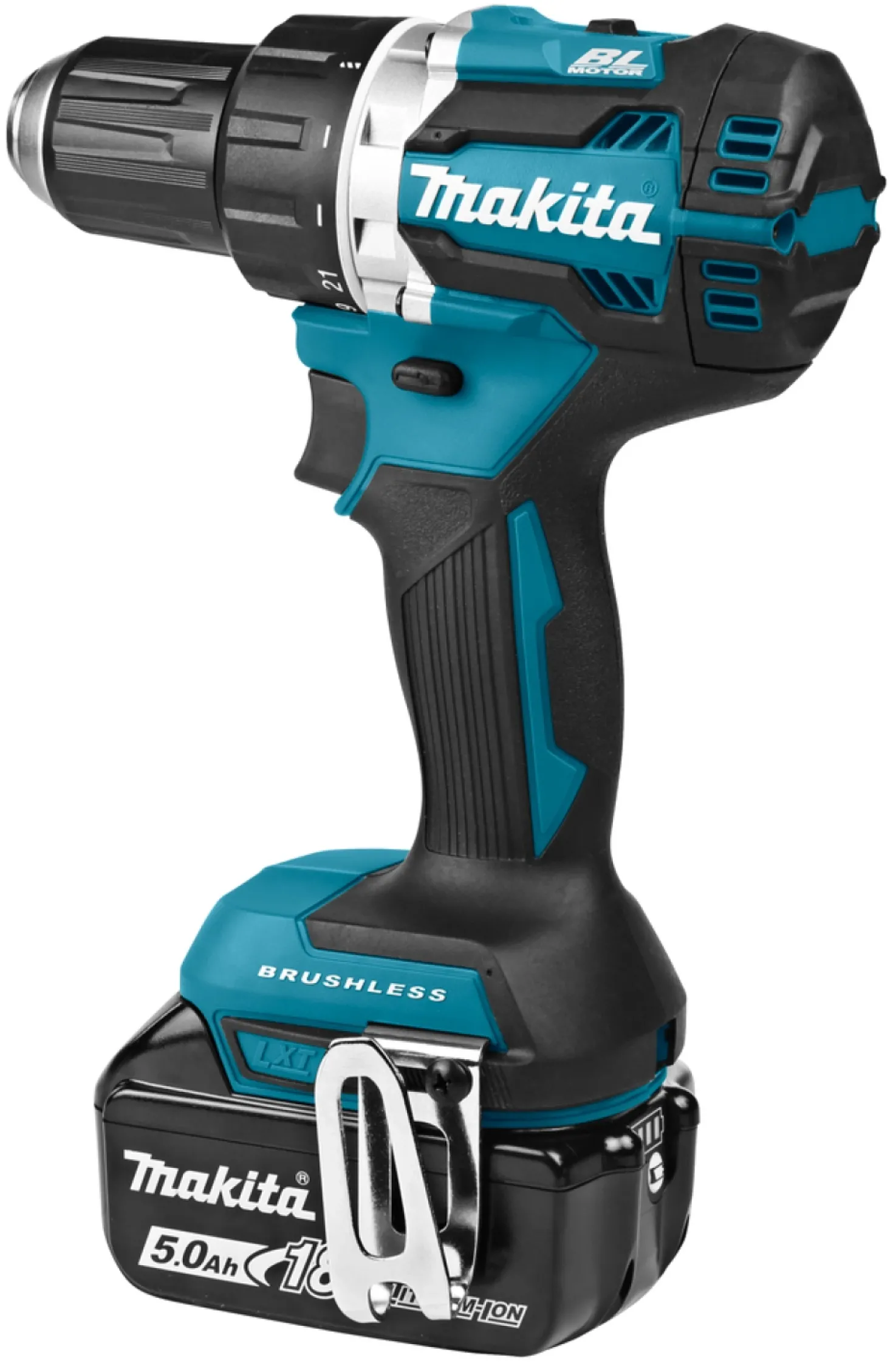 Makita DDF484RTJ 18V Li-Ion accu boor-/schroefmachine set (2x 5.0Ah accu) in Mbox - koolborstelloos