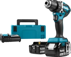 Makita DDF484RTJ 18V Li-Ion accu boor-/schroefmachine set (2x 5.0Ah accu) in Mbox - koolborstelloos