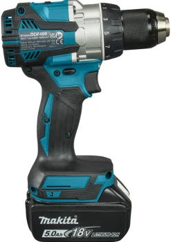 Makita DDF489RTJ 18V L-ion accu boor-/schroefmachine set (2x 5.0Ah) in Mbox - 73Nm