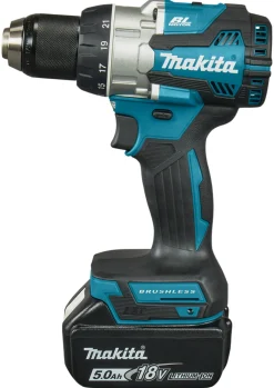 Makita DDF489RTJ 18V L-ion accu boor-/schroefmachine set (2x 5.0Ah) in Mbox - 73Nm