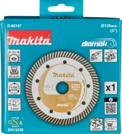 Makita D-80167 Diamantschijf - 125mm - 22,23mm