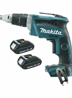 Makita DFS452RAJ 18V Li-Ion accu schroevendraaier set in Mbox (2x 2,0Ah accu)