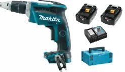 Makita DFS452RMJ 18V Li-Ion accu gipsschroefmachine set (2x 4.0Ah accu) in Mbox - koolborstelloos