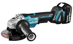 Makita DGA505RTJ 18V Li-Ion Accu haakse slijper set (2x 5.0Ah accu) in Mbox - 125mm - koolborstelloos - softstart