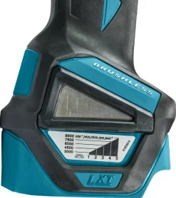 Makita DGA511RTJ 18V Li-Ion Accu haakse slijper set (2x 5.0Ah accu) in Mbox - 125mm - koolborstelloos