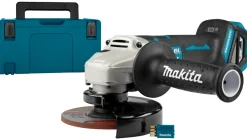 Makita DGA518ZJU 18V Li-Ion Accu AWS haakse slijper body in Mbox - 125mm - koolborstelloos