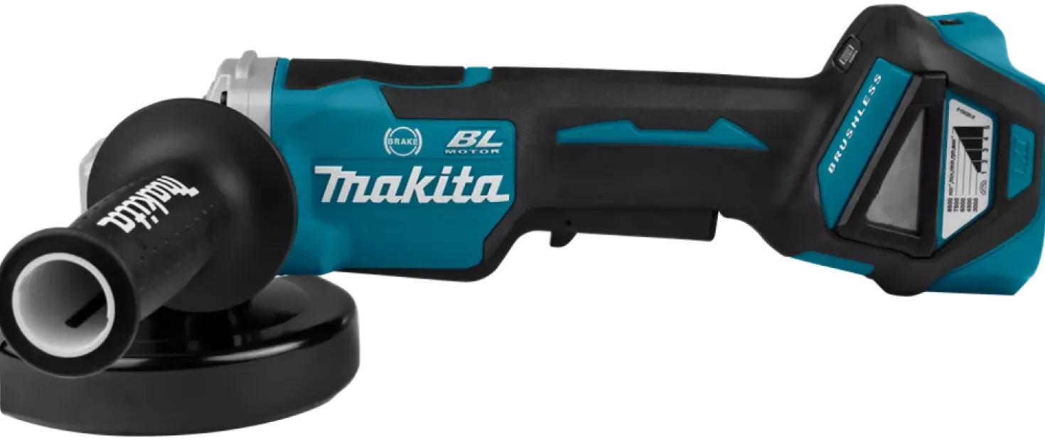 Makita DGA518ZJU 18V Li-Ion Accu AWS haakse slijper body in Mbox - 125mm - koolborstelloos