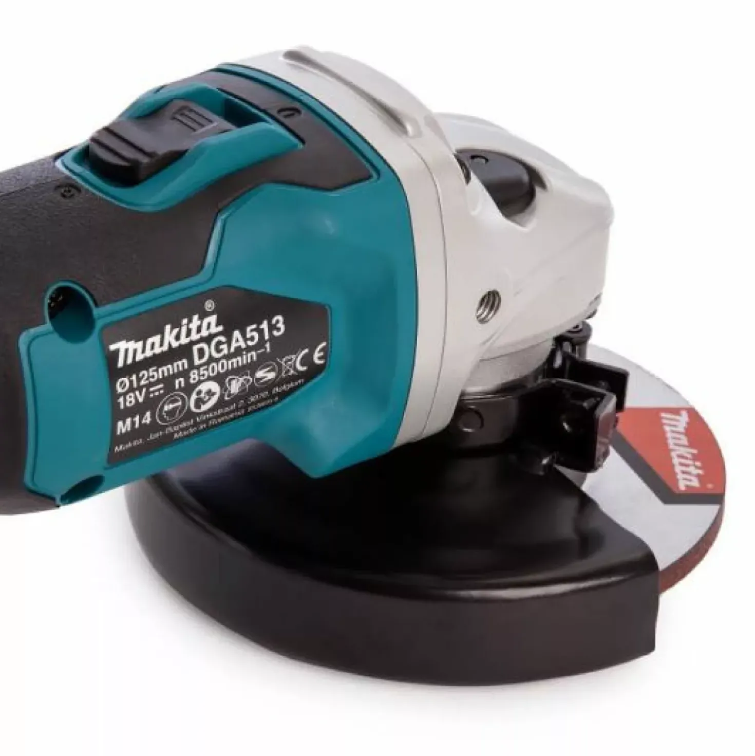 Makita DGA513Z 18V Li-Ion accu haakse slijper body - 125mm - koolborstelloos