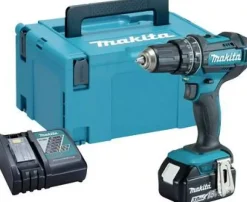 Makita DHP482RF 18V Li-Ion accu klopboor- /schroefmachine set (1x 3.0Ah accu) in Mbox