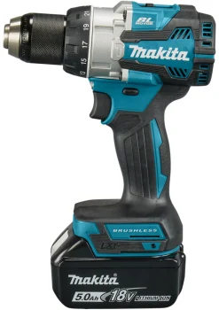 Makita DHP489RTJ LXT 18 V Li-ion accu klopboor- /schroefmachine set (2x 5,0Ah) in Mbox